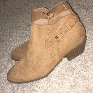 Brown booties